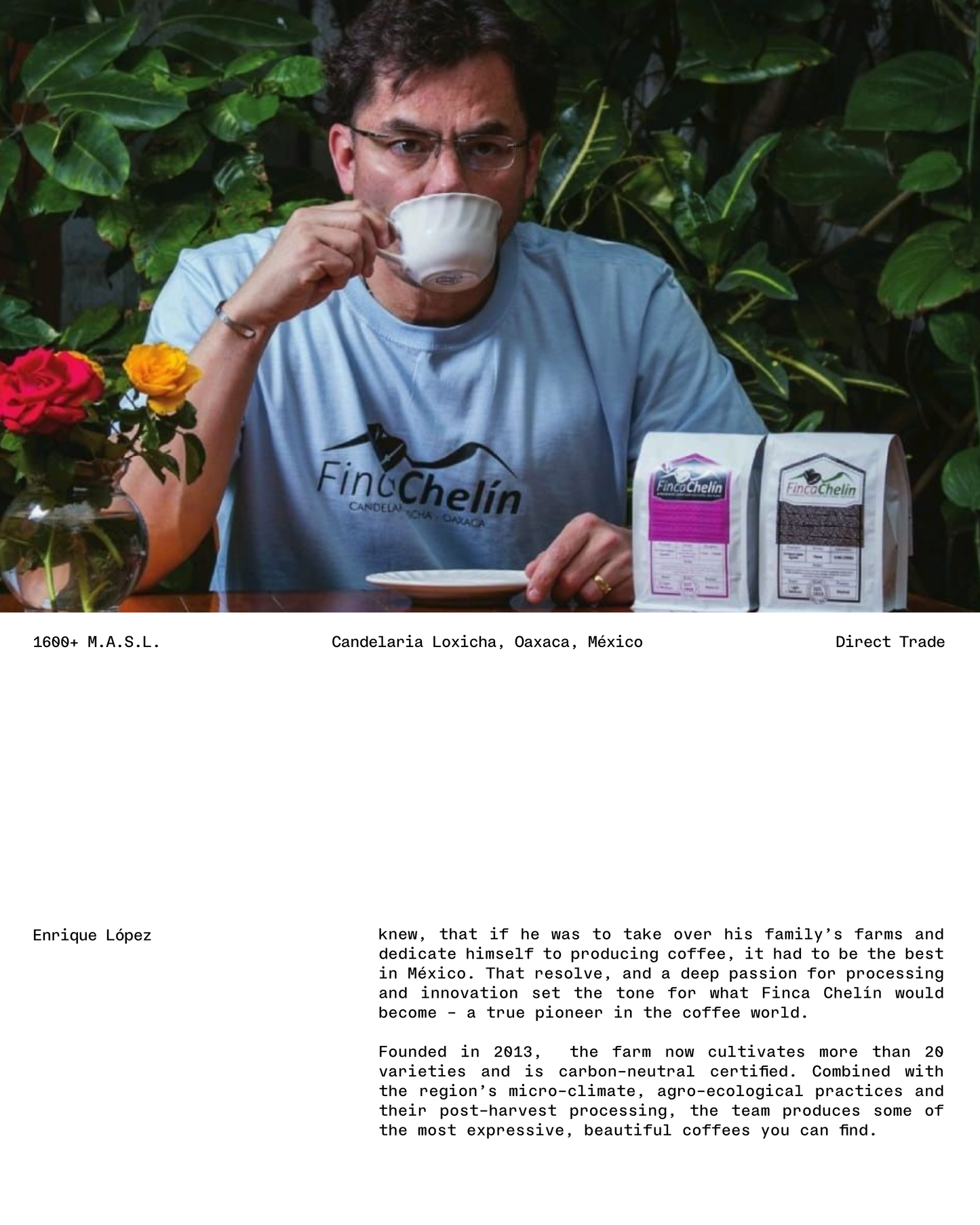 Finca Chelin, Pink Bourbon, CM Washed