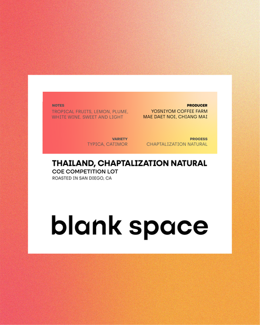 Thailand, Chaptalization Natural