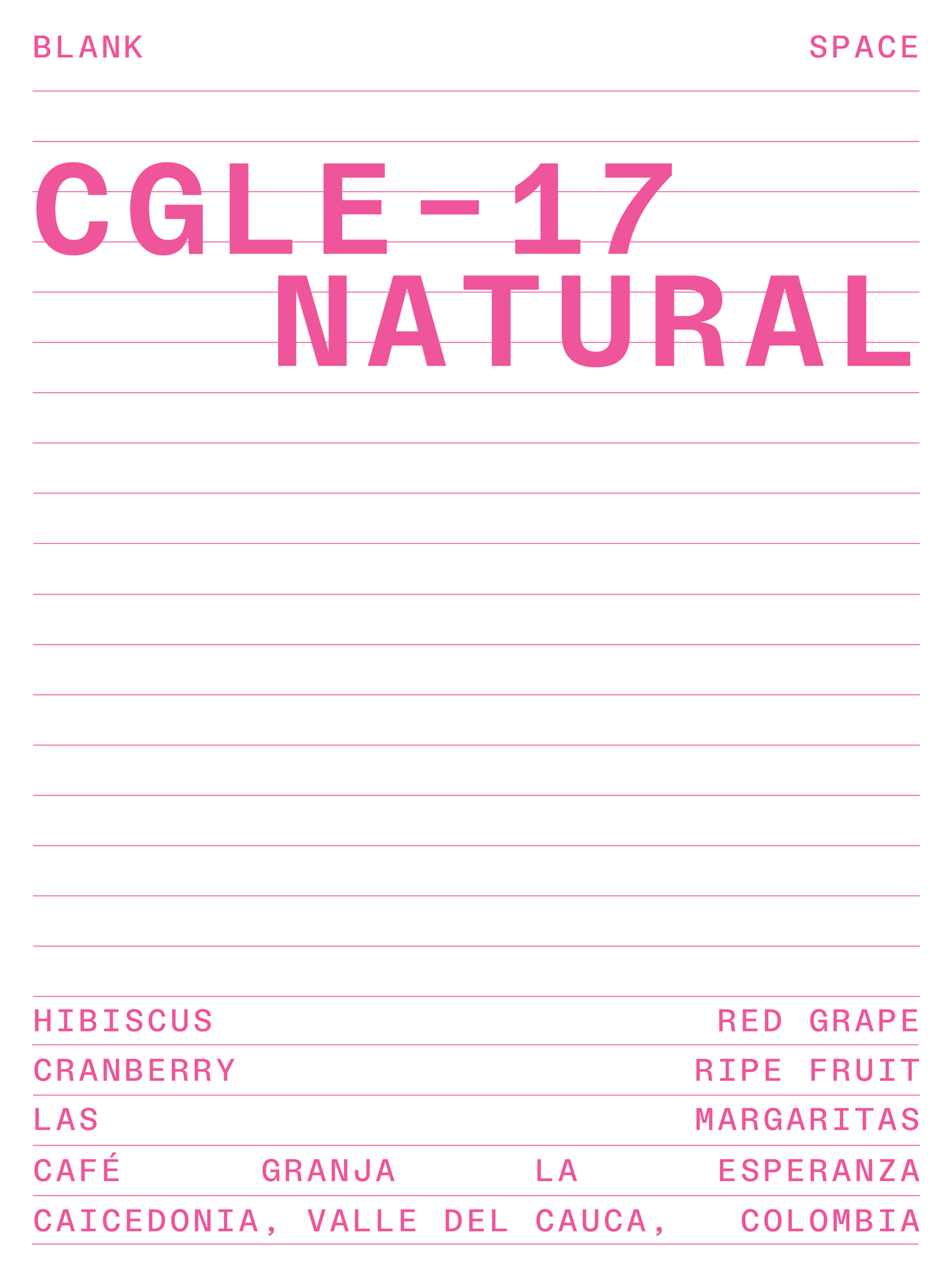 (Pre-Sale) CGLE-17 Natural